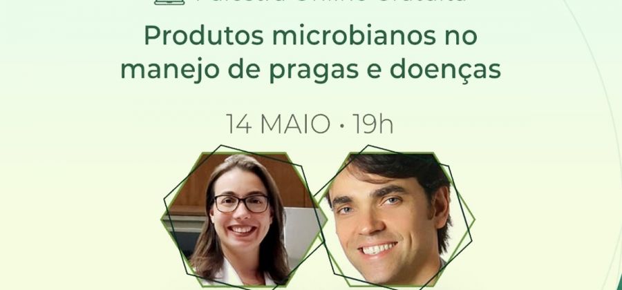 noticia webinar sobre produtos microbianos no manejo de pragas e doenças da biota innovations uberaba mg